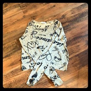 A lovely Hollywood trash thin comfy shirt.